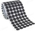 3/4 inch 19mm Magic Sticky Self Adhesive Velcro Round Pads Dots - Black. 