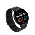 Faster Nerv 4 Pro Smart Watch 3-in-1 metallic Silicon Strap and locket 1.43-Inch AMOLED Display Smartwatch with 7-10 Days Battery, Stylish Zinc Alloy Chain Locket, Smart Watch for Men and Women, Golden. 