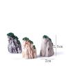 3Pcs Cute Mini Mountain Rock Miniature Fairy Garden Plant Decor. 