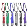 1pcs Multi-functional 3 in 1 Mini Laser Pointer LED Torch Light Keychain Pocket. 