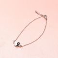 【Hengli jewelry story】Yin Design Tai Chi Yin and Yang Link Bff Chain Link Gossip Bracelet Female In Stainless Steel. 