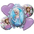Frozen Bunting Flags & Foil Balloons Set For Frozen Theme Decoration. 