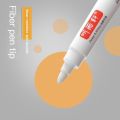 【HOT】 Haile 2-6Pc For Metal White Oily Markers Waterproof Permanent Plastic Gel Pen Writing Drawing DIY Graffiti Stationery Notebook. 