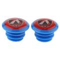 1 Pair Plastic Mountain Bike Handlebar Grip End Plugs Bar Stopper Caps. 