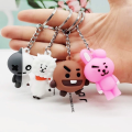 3D KPOP BTS BT21 Keychain Collection Keyring COOKY CHIMMY SHOOKY RJ. 