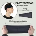 1pc Men'S Sports Headband - Sweat Absorbing, Non-Slip, Breathable Fabric for Running, Gym, Basketball, Tennis - Adjustable Headband for Men and Women. 