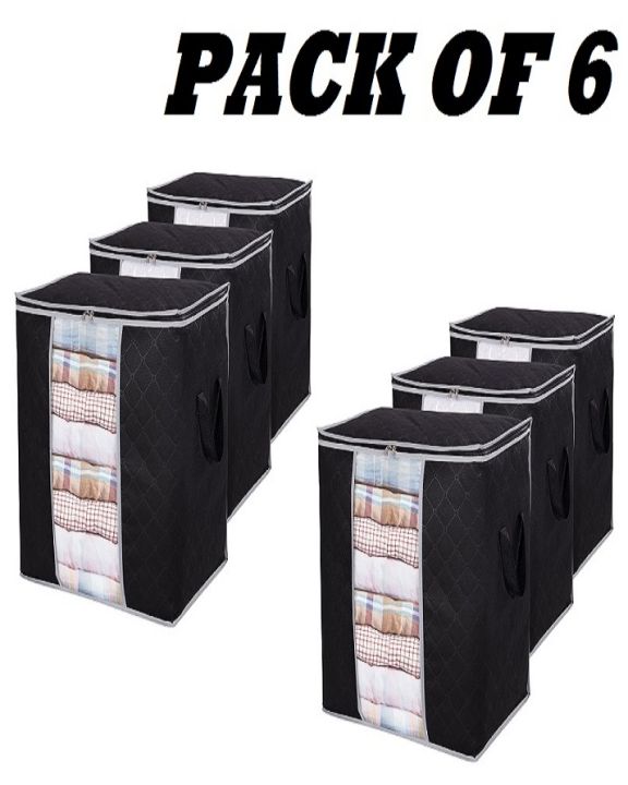 Pack%20Of%203%20New%20Waterproof%20Home%20Storage%20Bag%20foldable%20non%20woven%20Oxford%20Cloth%20Bedding%20Suits%20Pillows%20Closet%20Organizer%20bags%20Organizer%20Zipper%20Bag%20TOPSKY%20space%20saver%20boxes%20-%20Image%203
