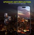 Premium Quality Camera Lens Protector For Iphone 14 Pro Max (Deep Purple). 