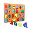 3D Wooden ABC Puzzle Board Montessori Educational Learning Toy. 