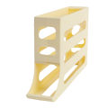 4 Layers Automatic Rolling Egg Holder Rack Kitchen Refrigerator Egg Dispenser Fridge Egg Storage Box Kitchen Storage Container 1Pcs. 