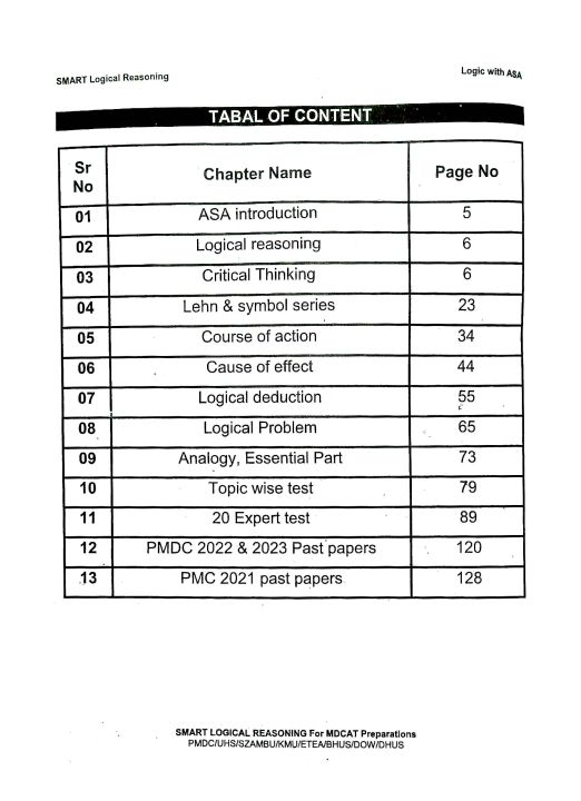 Smart%20Logical%20Reasoning%20for%20MDCAT%20Preparations%20for%20UHS,SZAMBU,KMU,BUMHS,DUHS%20Logic%20with%20ASA%20(1000%20+%20MCQs%20Bank)%20-%20Image%203