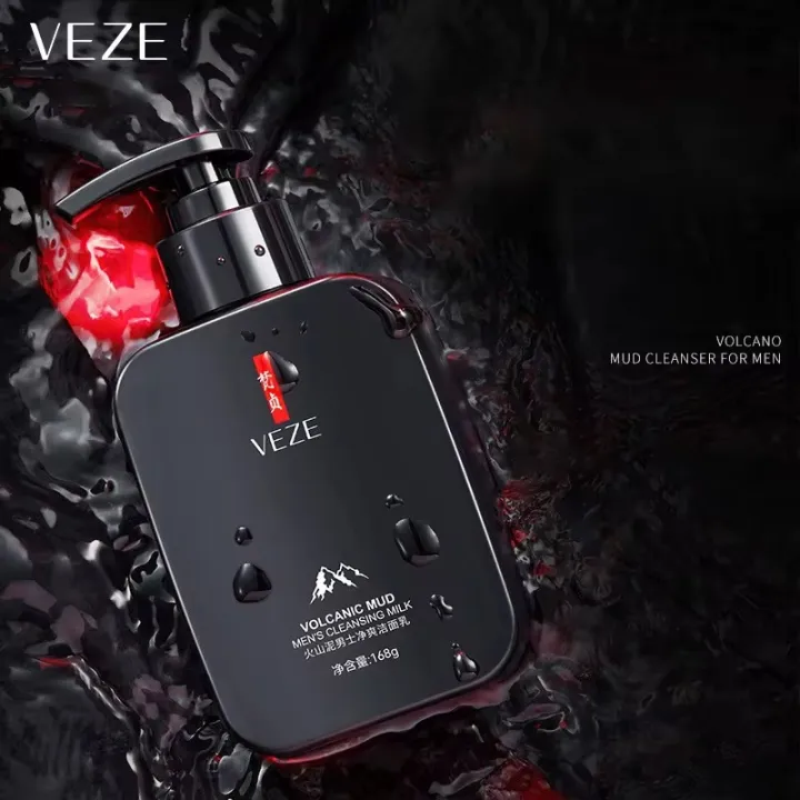 VENZEN/KORMESIC%20Mens%20Face%20Wash%20Oil-Control%20Volcanic%20Mud%20Men's%20Cleansing%20Milk%20Facial%20Cleanser%20-FZ05434%20-%20Image%204