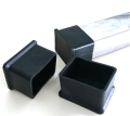 Black Square Black Rectangle12-Pcs PVC Rubber for Chair Legs Chair Legs Caps Table Legs Caps Furniture Pads Pipe End Cap Table Legs Caps Anti-slip Floor. 