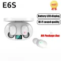 E6S Wireless Bluetooth Earphones TWS Bluetooth Headset Wireless Earbuds Noise Cancelling Earphones with Microphone Headphones. 