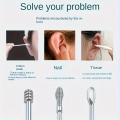 Ear Wax Remover Kit I 6 Pcs Ear Wax Cleaning Kit I Hygiene Ear Wax Remover Kit I Stainless Steel Ear Wax Removal I High Quality Ear Tool Kit I Reusable Ear Tools I Safe Ear Tools Set I Professional Ear Wax Cleaner I Ear Wax Removal Kit for Kids & Adult. 