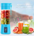 USB Rechargeable Juicer Blender 6 Blades Electric Blender Mini Portable Personal Size Juicer Cup USB Rechargeable Mixer 380ml Food Grade Water Bottle Portable Fruit Juicer Machine. 