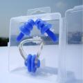 Swimming Nose Clip, Ear Plugs, Swimming, Silicone Earplugs and Nose Clip, Waterproof, Reusable. 
