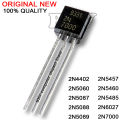 10PCS 2N4402 2N5060 2N5087 2N5088 2N5089 2N5457 2N5460 2N5485 2N6027 2N7000 TO-92 BXV Transistor New. 