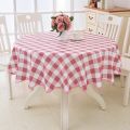 PVC Waterproof Flower Lace Round Tablecloth Kitchen Dining Table Cover Decor. 