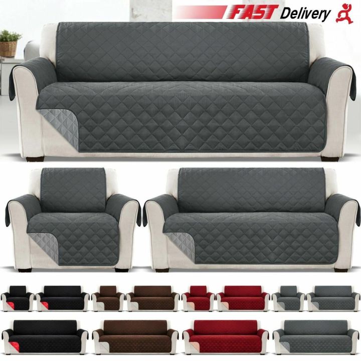 Super fitted cotton quilted sofa cover