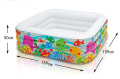 INTEX 57471 - Clear View Aquarium Baby Pool For Kids Inflatable Kids Bath Tub For Children -  62.5 x 62.5 x 19.5 IN. 