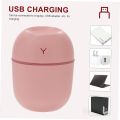 Portable Mini Air Humidifier USB Desktop Humidifier for Car Bedroom Air Diffuser  Mist Maker Sprayer with LED Night Lamp. 
