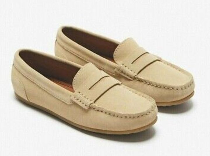 Z.A.R.A Branded Suede Leather Loafers For Kids, Youth & Teenagers