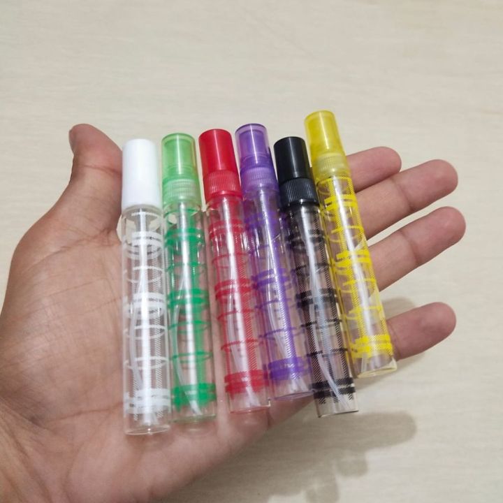 Size 8ML (5 Pec) Perfume Spray Bottles Refillable Mini Empty Travel Refillable Glass Bottles (Pack of 5Pcs) (8ml) Size New Mini Refillable Perfume Bottle And Atomizer For Travel