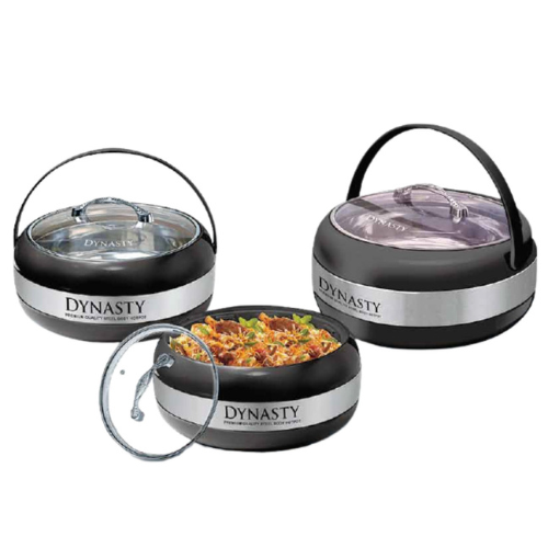 Plastic Roti Hot Pot Hotpot Set For Roti 3-Piece Hotpot Set Dynasty Classic- Large, Medium ...