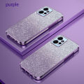 AnDyH Phone Case for Xiaomi Redmi Note 12 4G Flash Powder Gradient Plating Casing. 