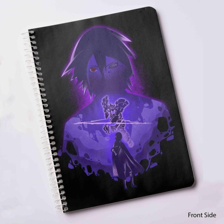 Anime Notebook Sasuki Uchiha Merch Notepad