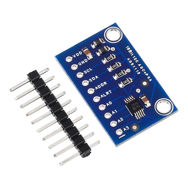 Raspberry Pi ADC ADS1115 16-Bit ADC – 4 Channel With Programmable Gain Amplifier