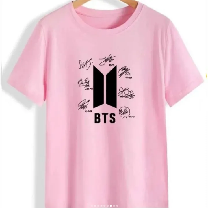 Stylish%20BTS%20Signatures%20%20printed%20round%20neck%20half%20sleeves%20T%20shirt%20For%20Girls/Women%20-%20Image%204
