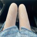 Kitty hottie kitty black silk fishnet stockings women's jk socks cover thin pantyhose cut-out black pantyhose harajuku. 