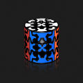 PinShang Qiyi Gear 3x3 Magic Cube Professional Pyramid Cylinder Speed Puzzle Cube. 