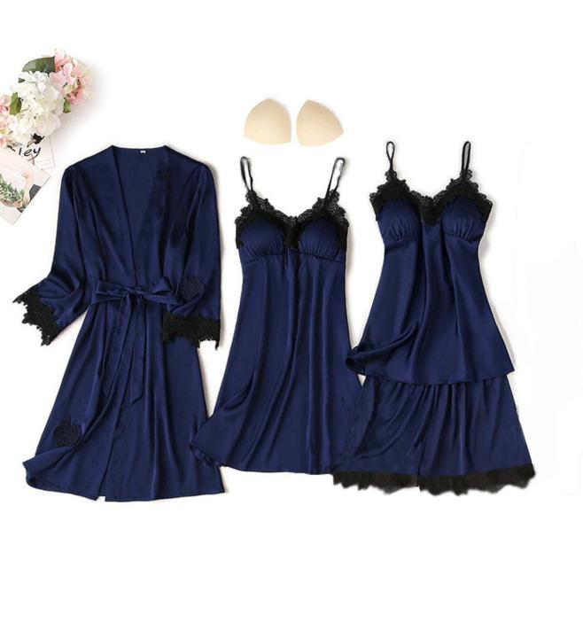 Women%20Hot%20Laced%20Short%20Nighty%20Set%20For%20Women%20And%20Girls%20Padded%20Stretchable%20Lingerie%20Sexy%20Sleepwear%20For%20Ladies%20Premium%20Silk%20Fabric%20-%20Image%203
