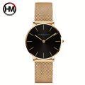 Hannah Martin Women's Watch Japanese Movement Quartz Watch Classic WR Analog CH36 Stainless Steel Wrist Watch. 