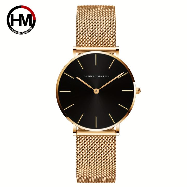 Hannah%20Martin%20Women's%20Watch%20Japanese%20Movement%20Quartz%20Watch%20Classic%20WR%20Analog%20CH36%20Stainless%20Steel%20Wrist%20Watch%20-%20Image%207