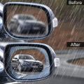 2 Pieces Car Side Mirrors Anti Fog Film 100mm x 150mm Size, Car Rear view Rainproof mirror film, Anti-Glare Side Mirror Window Film. 