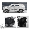 Lexus Land Cruiser Prado - New Special Luxury Edition Children's Alloy Sports Model Die-Cast Metal Toy Car - High Premium Quality with Lights & Music Sound Feature - Front Doors, Hood & Boot Openable - Size Approx. 5-Inches - White. 