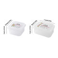 Frozen Meat Storage Box Portable Refrigerator Fruit Vegetable Fresh-Keeping Organizer Box Transparent Cheese Container Kitchen. 
