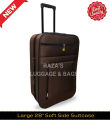 HOT 28 Inch Soft Side Suitcase Trolley Bag | Durable Travel Luggage | Front Pocket Style Trolley Bags with Lock Best For Wedding Gifts & Travel. 