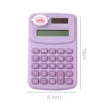 High-quality Plastic Mini Calculator 8-Digit Cute Math Calculator Portable Cartoon Accounting Calculator Office. 