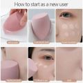 8 PCS Makeup puff Sponge Cosmetics Powder Puff Foundation Cheap Korean Make-up for women Blender Makeup Tool Set. 