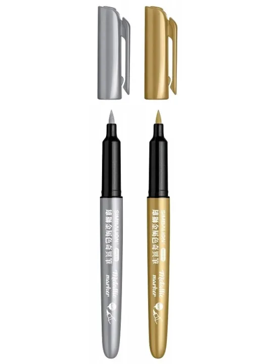 Golden%20Simbalion%20Metalic%20Brush%20Soft%20Nib%20Marker%20Pen%20MM681b%20-%20Image%203