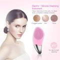 Mini Electric Silicone Facial Cleansing Brush Ultrasonic Face Washing Brush Face Cleaner Deep Pore Cleaning Tool Skin Massager. 