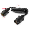 2M 7 Pin Car Towing Trailer Light Board Extension Cable Lead Truck Plug Socket Wire Part Couplings Circuit Plug Socket. 