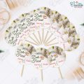 CUSTOMIZED Date Fixed Mithai Cupcake Toppers Pack of 12, Perfect for Engagement & Wedding Party Celebration, 2.5 inches mini Toppers. 