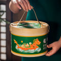 2024 New round Dragon Boat Festival Zongzi Hotel Business Packing Boxes Packing Box Portable Box Gift Box. 