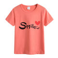 Children's clothing wholesale one piece dropshipping new middle and large children's summer sweat-absorbing T-shirt casual tops for boys and girls. 